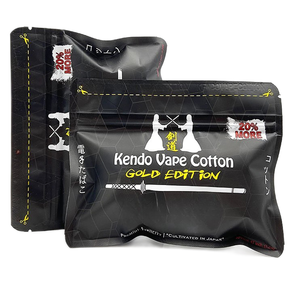 Neue Kendo Cotton Gold Edition – Vaping Goods Bewertung und Preis
