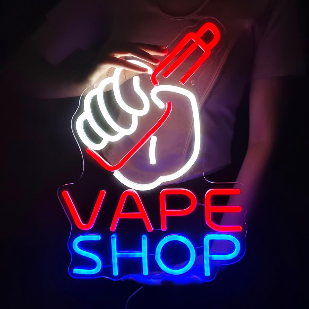 VAPE Shop Leuchtreklame für Sm – Vaping Store Bewertung und Preis