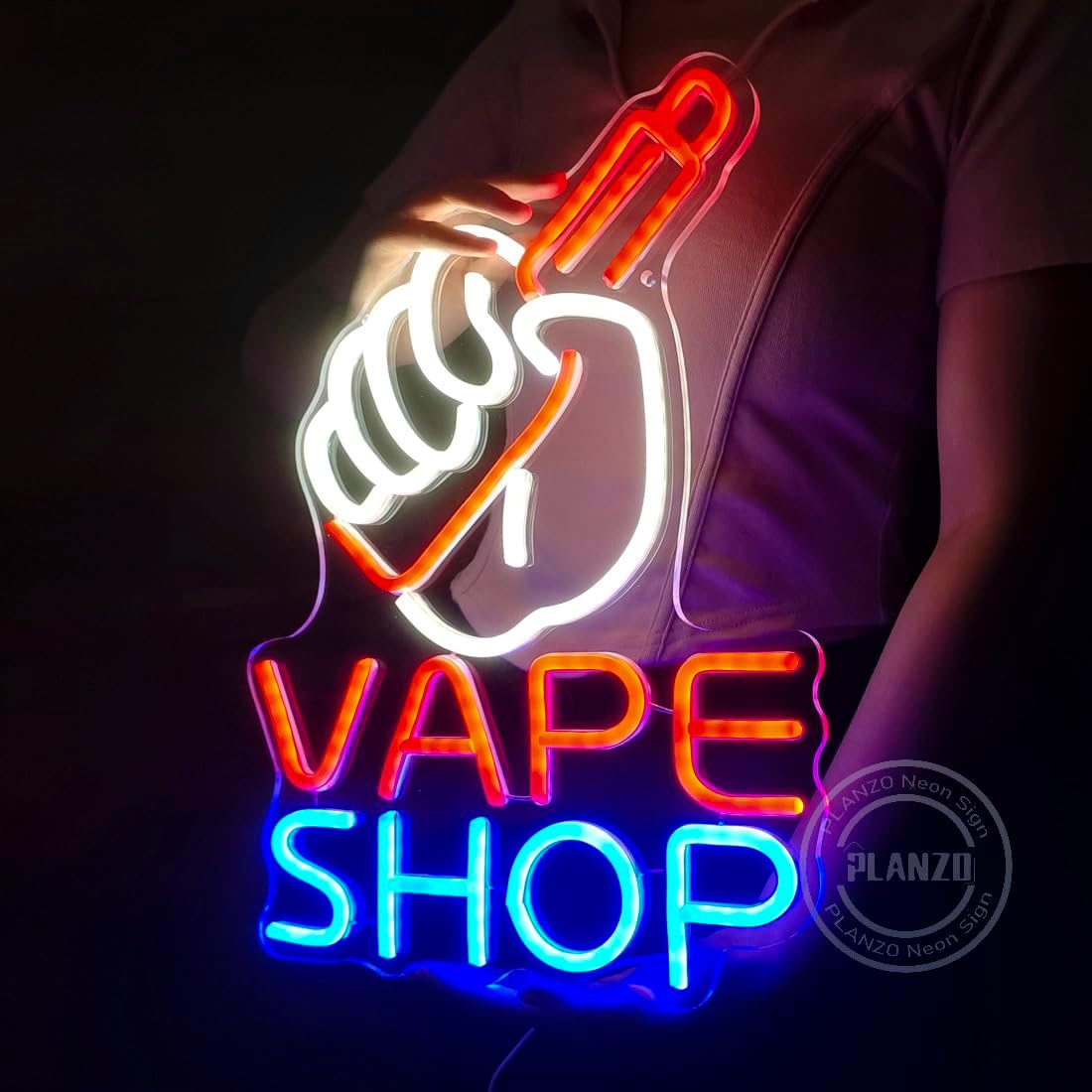 VAPE Shop Leuchtreklame für Sm – Vaping Store Bewertung und Preis